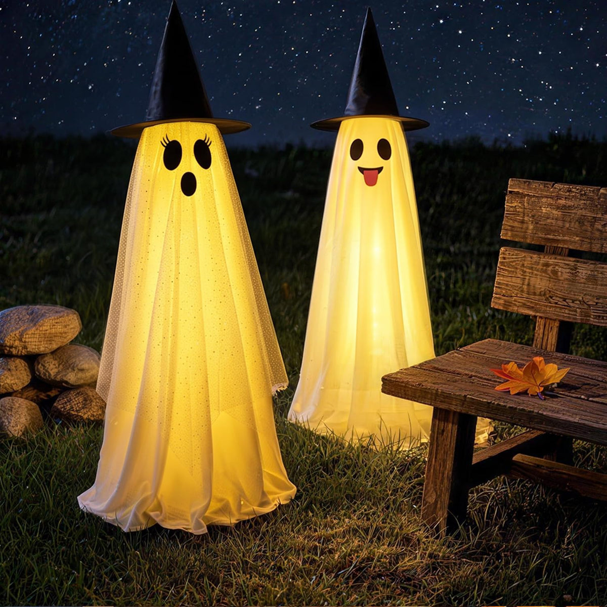 Halloween Decorations Outdoor & Indoor Decor - 2 Pack 59-inch Remote Cont...