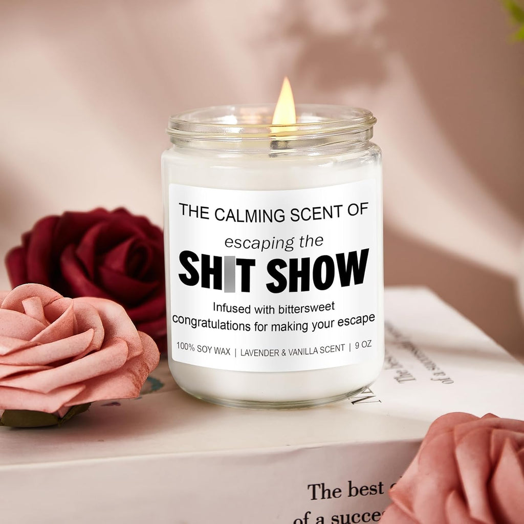Younift Sarcastic Candles, Going Away, Goodbye, Farewell Gifts for Coworkers - Retirement, Coworker Leaving Gifts for Women, Men - Leaving Job, Moving Away Presents for Friends, Boss, Work Bestie