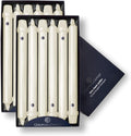 Colonial Candle Unscented Taper Candle, Classic Collection, Ivory, 10 In, Pack of 12 - Up to 8 Hours Burn