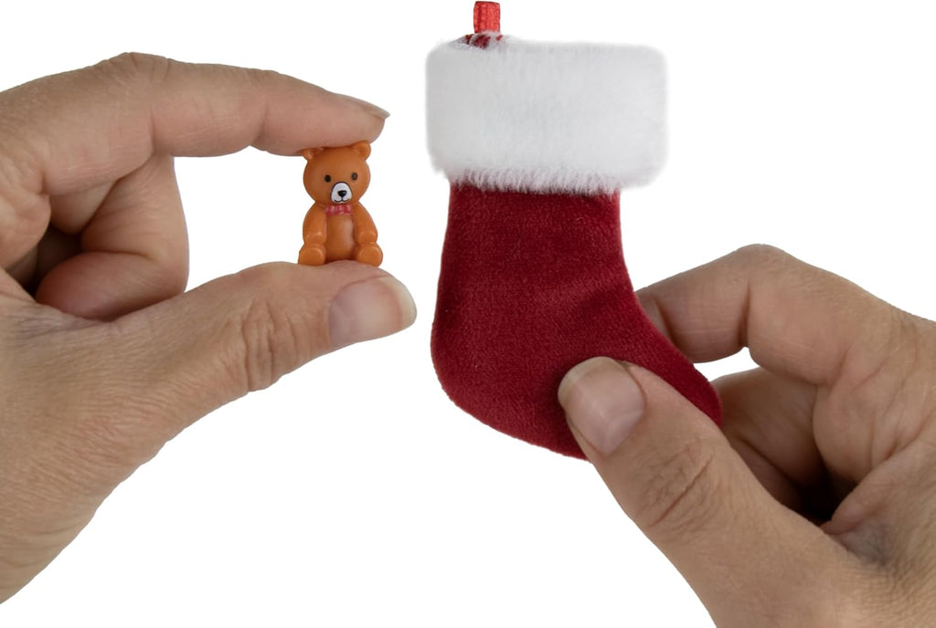 World's Smallest Merry Christmas Stocking with Mini Toy (Pack of 2)