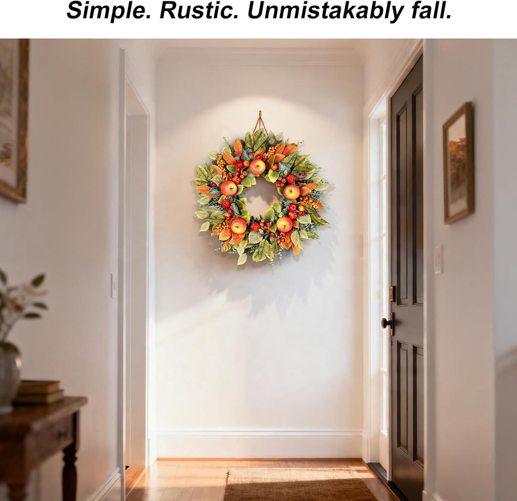 fall wreaths for front door 26 inch autumn, package contents
