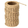PATIKIL 164 Feet Floral Bind Wire Wrap Twine, 2mm Florist Wire Iron Wire Paper Covered Vine Wrapping Binding Wire for Flower Bouquets, Khaki