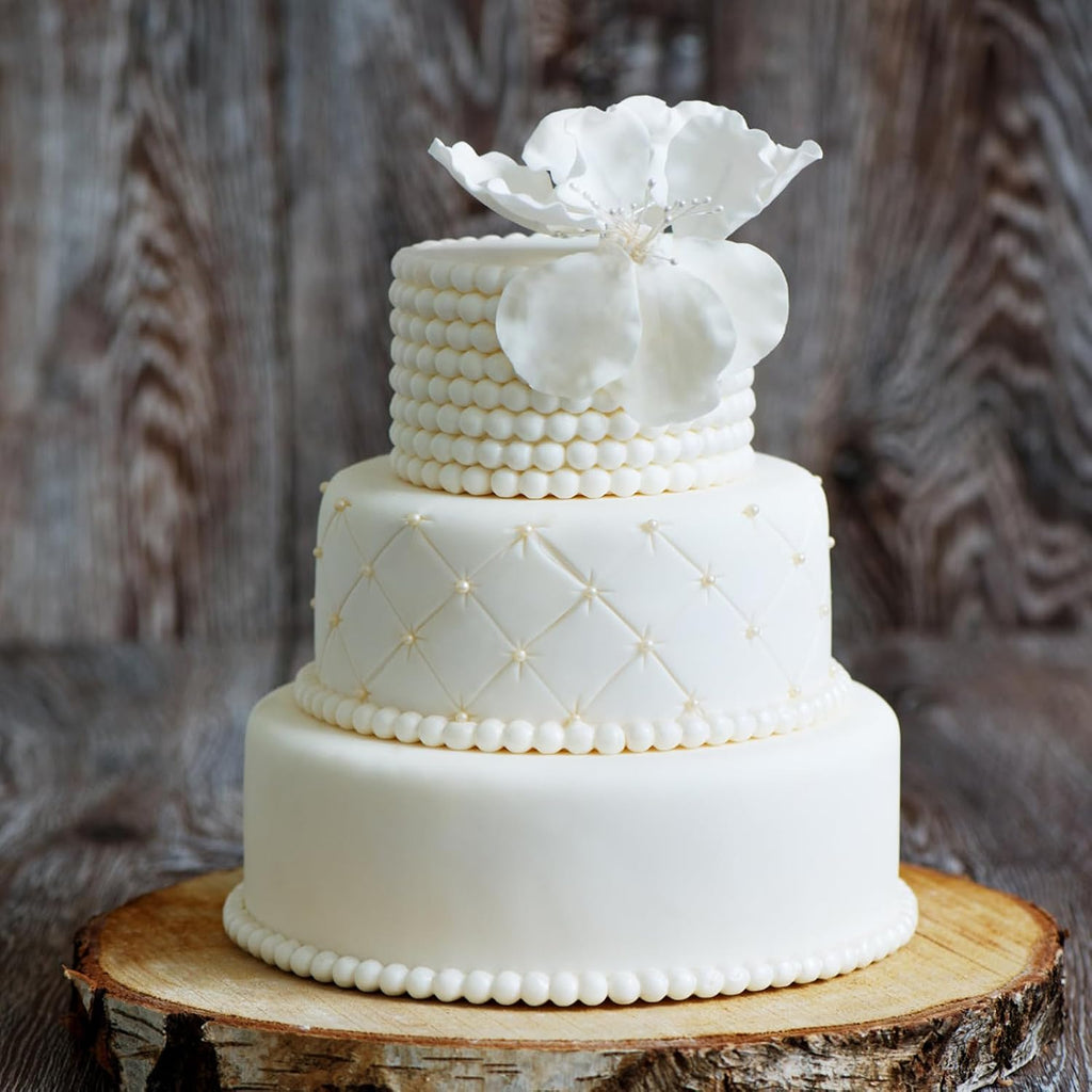 3 Tiers Foam Cake Dummies 4" 6" 8", White Dummy Cakes Styrofoam Sets, 9 Inch Tall Fake Cake, Dummy Cake for Wedding Cake Supplies Decorating Birthday Wedding Display