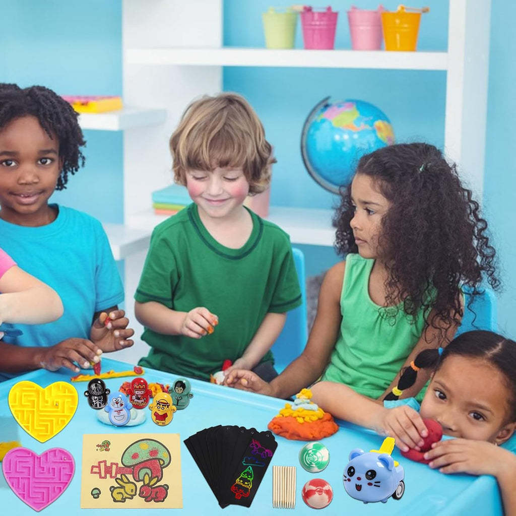 1000 Pcs Party Favors for Kids, Fidget Toys Bulk, Birthday Gift Toys, Fidgets Stocking Stuffers, Treasure Box Birthday Party, Goodie Bag Stuffers, Carnival Prizes, Pinata Filler Stuffers for Classroom