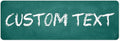 Custom Sign, Custom Street Sign, 11 Font Colors, 13 Font Styles, 4 Hole Options, 22 Sizes, 6x18 Inches, Rust Free DiBound, Fade Resistant, Made in USA by My Sign Center (Chalkboard Green)