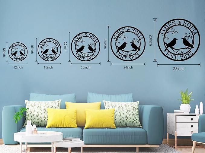 Personalized Anniversary Wedding Gifts for Couple | Wedding Gifts for Couples 2025 | Couples Gift for Her | Anniversary Wedding Date Sign