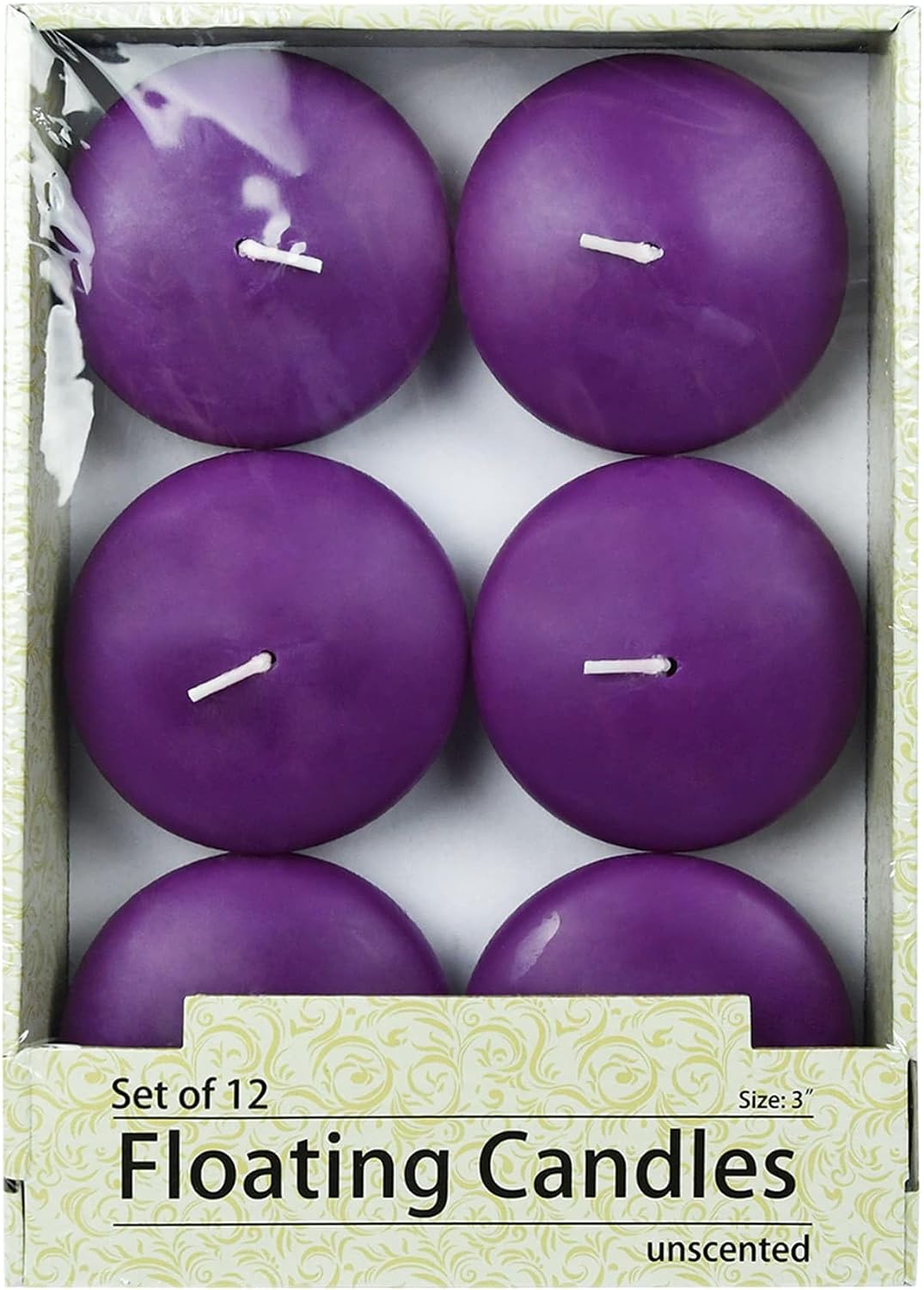 3 Inch Purple Floating Candles
