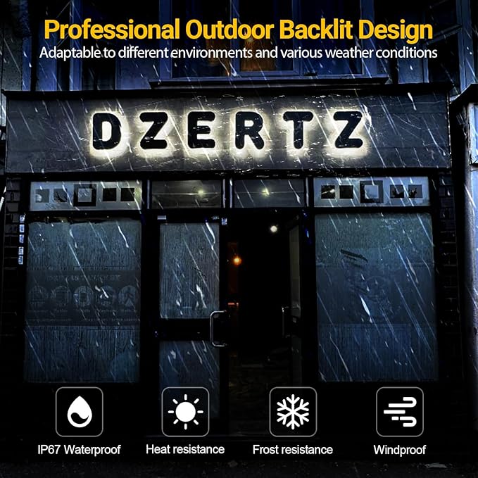 Custom Led Business Backlit Signage, Customizable 3d Laser Cut Metal Business Logo Sign For Wall, Personalized Illuminated Backlit Reverse Channel Sign For Company Office Salon Storefront Studio Cafe