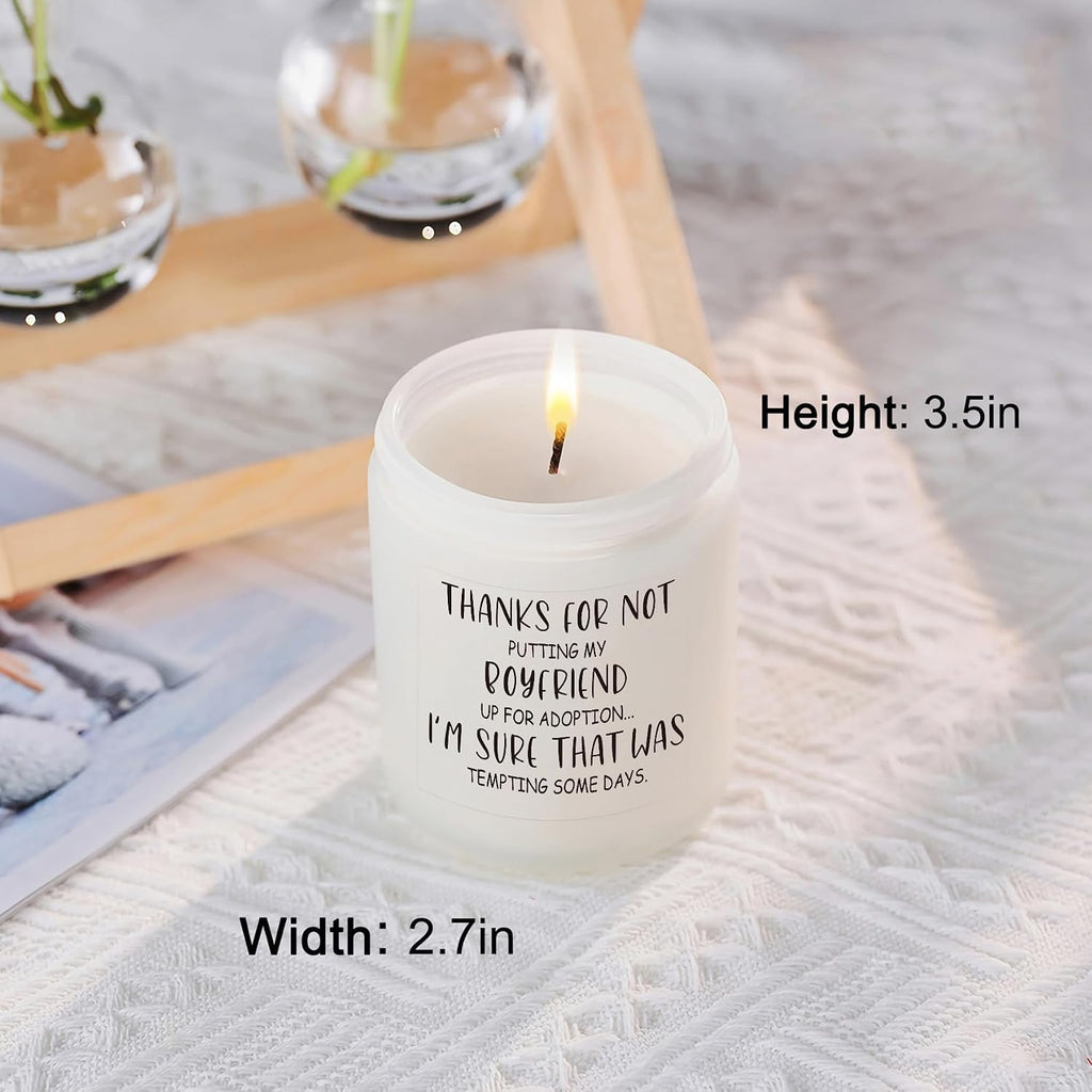 Gifts for Boyfriends Mom - Mother in Law Mothers Day Gift, Birthday Christmas Gifts for Mother-in-Law, Boyfriend's Mom, Women Gift Candle