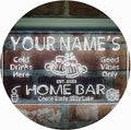 ADVPRO Personalized Your Name Custom Home Bar Beer Established Year Single Color LED Neon Sign 24 x 16 Inches st4s64-p11-tm-w