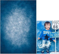 6x9ft Dark Blue Gradient Portrait Photo Backdrops Bright Center Abstract Photography Backdrop for Studio Photo Booth Prop Banner Decor Background