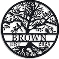 Personalized Tree of Life Metal Sign, Custom Name Sign, Tree of Life Wall Decor,Tree of Life Wall Decor, Custom Metal Signs Personalized