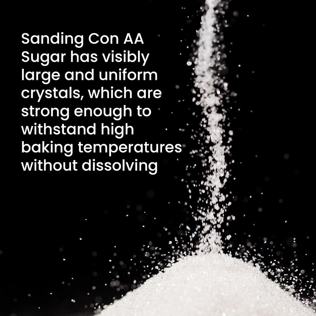 The Spice Lab Confectioners Sugar, Extra Coarse, Con AA, 1 lb | Con AA Sugar Crystals for Baking, Cookie and Cupcake Decorations - Decorating Candy - For Bakeries and Desserts