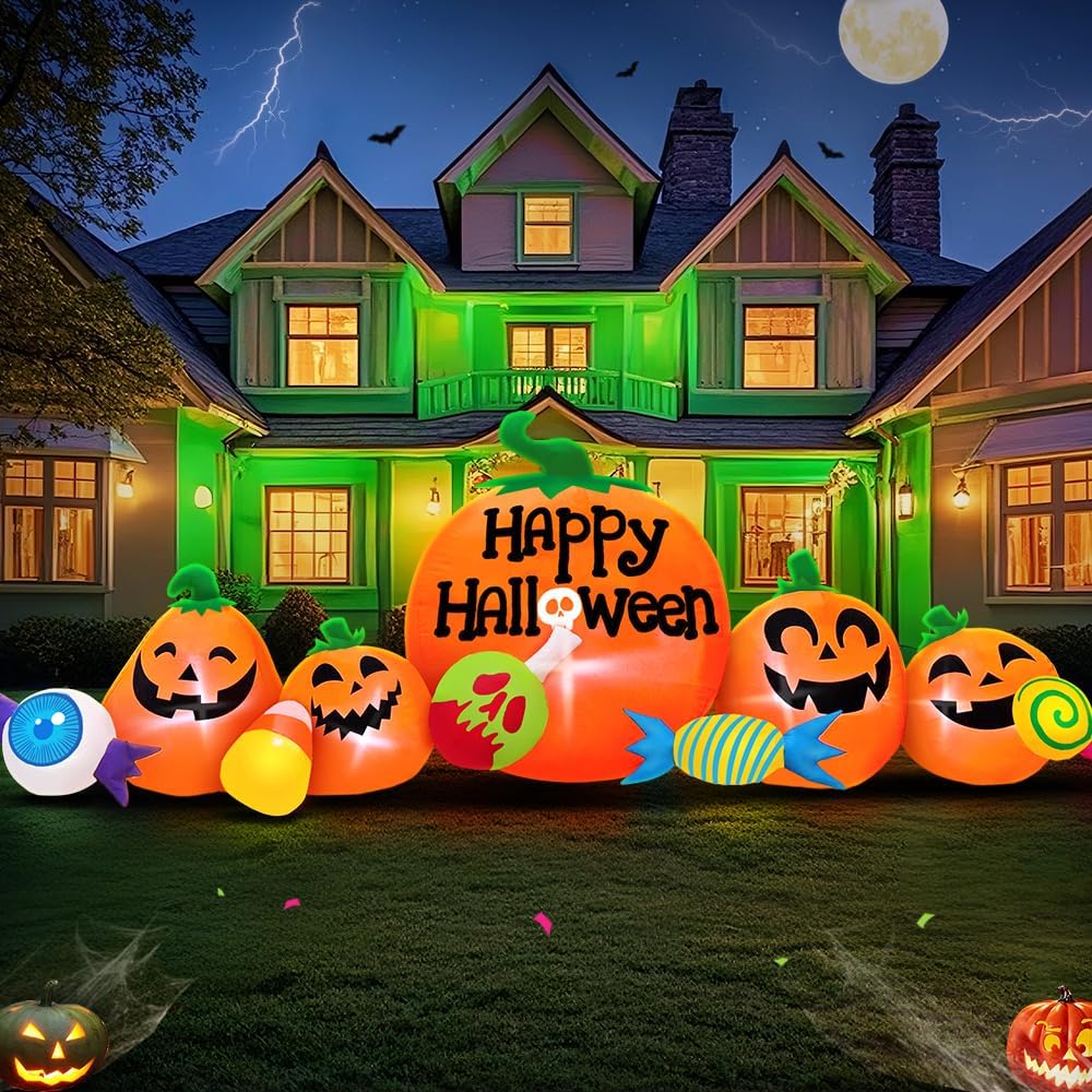 8ft halloween inflatable decorations outdoor, halloween decoration outdoor, main product view