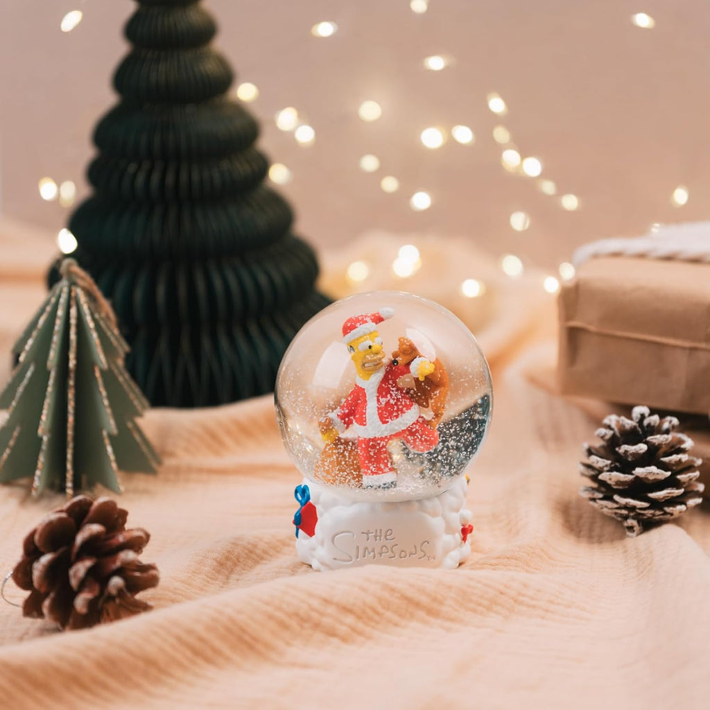 Grupo Erik The Simpsons Snow Globe - Funny Gifts, Merch, Merchandise, Decor | Homer Simpson Figure - Snow Globes for Adults & for Children, Secret Santa Gifts under 20 Pounds for Christmas, Xmas