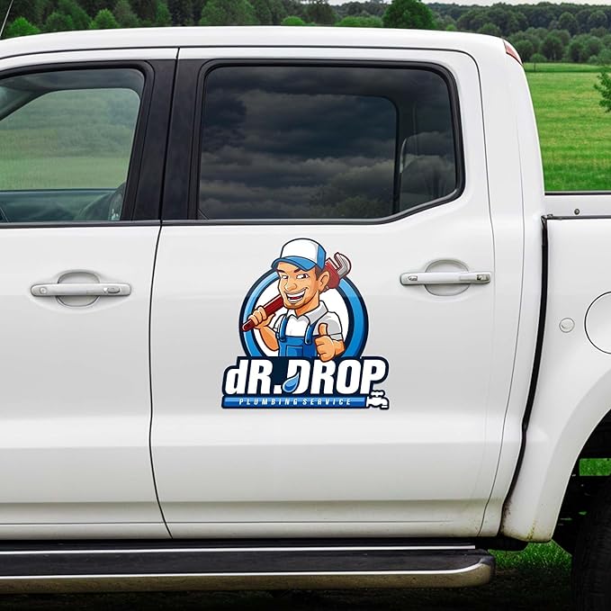 Custom Die Cut Car Magnet, Personalized Sign with Logo for Car Van Truck, Advertise Your Business Vehicle Magnetic, Full Color Professional Print, Crafted in The USA