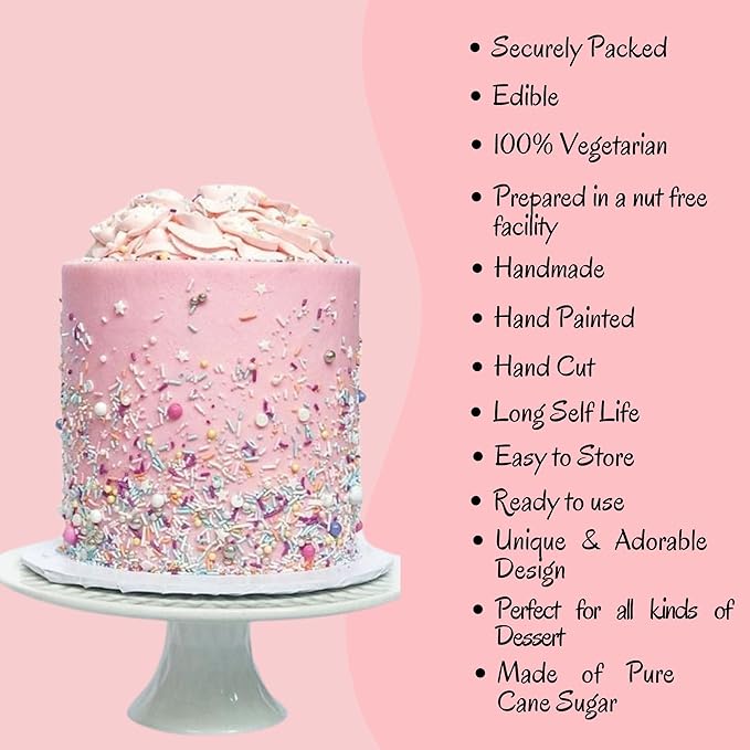 Confect Blue Sprinkles Mix – 5 Shades of Blue with Navy Dragees, Silver, Baby Blue Jimmies & White Sparkling Sugar | Edible Sprinkles for Cakes, Cupcakes & Baking | Vegan, Gluten-Free, Nut-Free, Soy-Free, Dairy-Free, Palm Oil-Free- 5 Oz