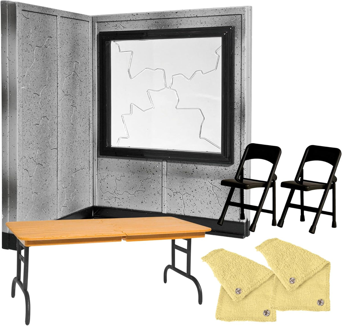 break room accessory set for wrestling action figures, main product view