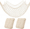 2 Pack Fish Net Decorations for Party, Natural Cotton Hawaiian Table Runner Party Fishing Net Decorative, Nautical Themed Decor Cotton Fishnet Under The Sea Pirate Ocean BeachHalloween Decor