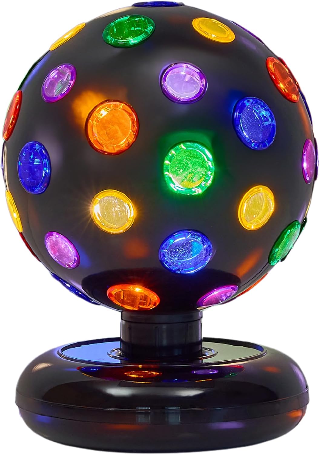 Playbees Rotating Disco Ball with LED Lights, 11 Inch Party Light for Home