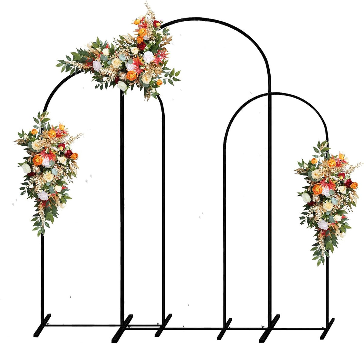 metal wedding arch backdrop stand,3-piece arch backdrop stand, main product view