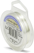 Artistic Wire, 28 Gauge Silver Plated Tarnish Resistant Colored Copper Craft Wire, Tarnish Resistant Silver, 40 yd