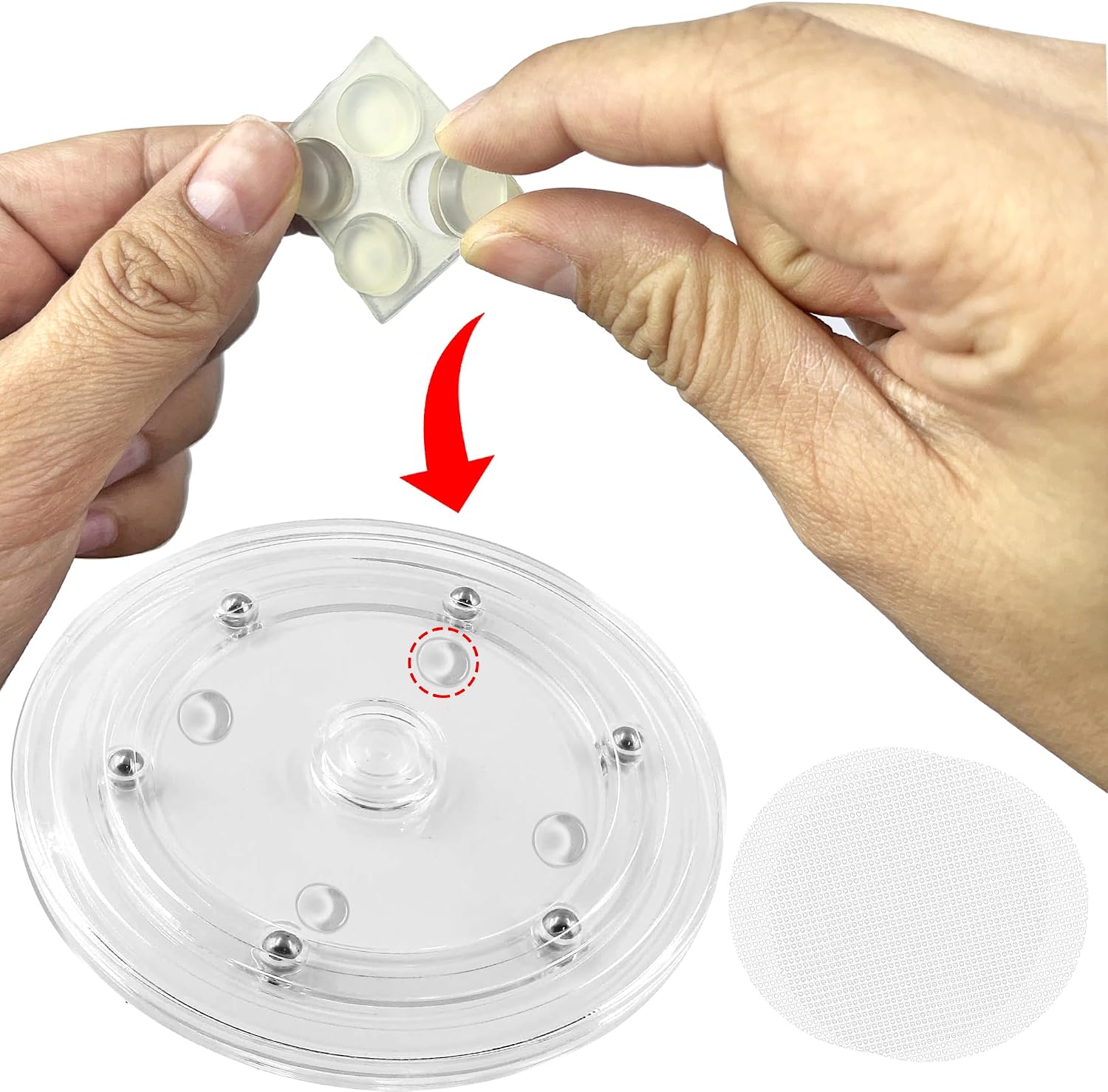 56 PCS Cookie Decorating Kit Supplies Including Acrylic Turntable Decoration Brushes Scribe Needle Piping Bags Icing Tips for Cookie Cupcake Cake Decorations