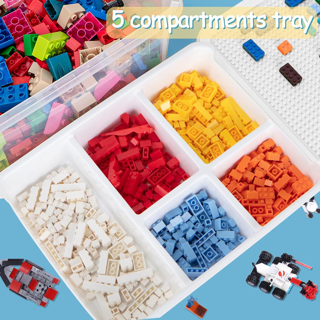 tergoo 17qt multipurpose plastic storage box with baseplate, close-up detail