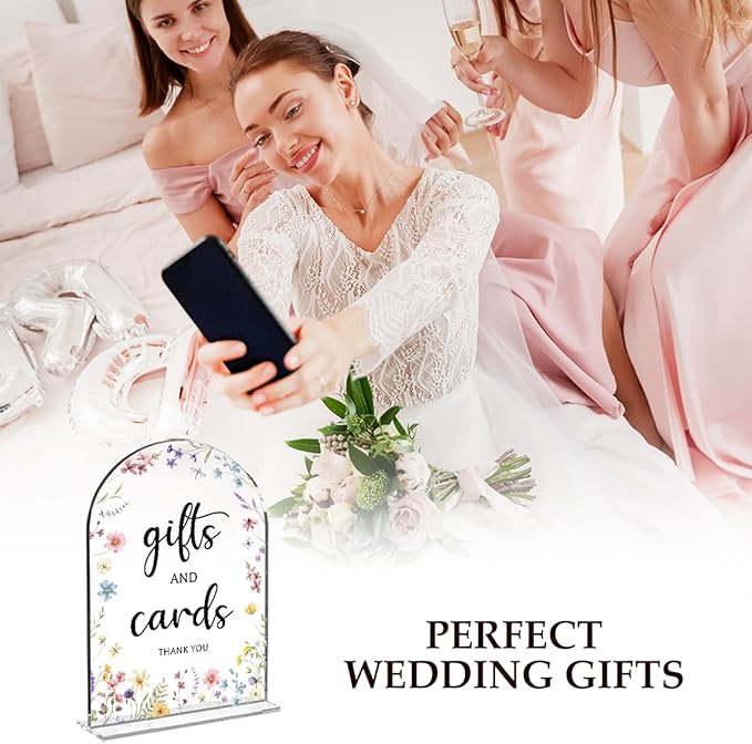 6 Pcs Wedding Decor, Ceremony Sign, Wedding Sign for Reception & Event Party,Bridal Shower Decorations, Wedding Table Decor Accessories for Anniversary And Event 5x7 Inch
