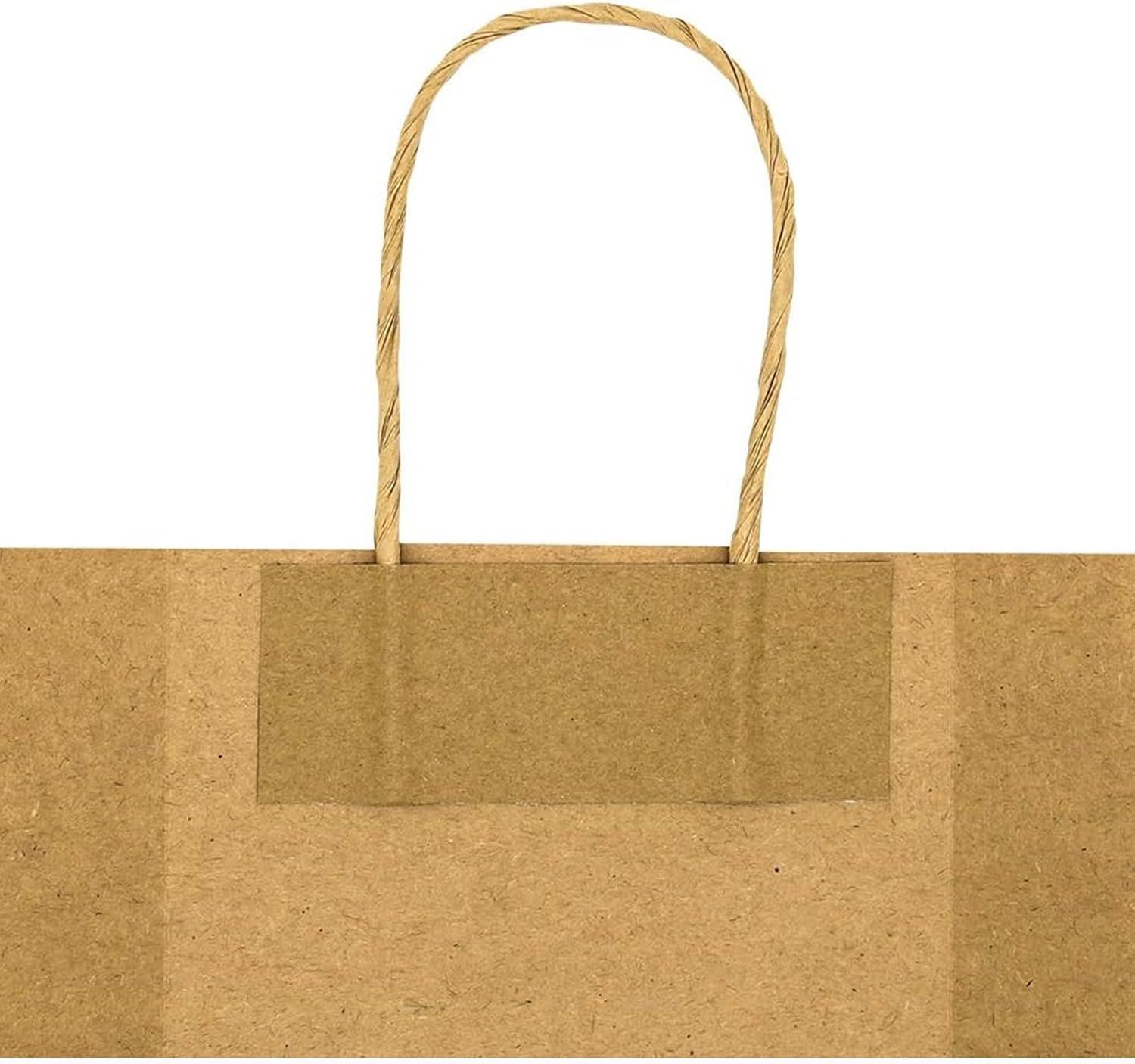 bagmad 100 Pack 5.25x3.25x8 Inch Small Blue Kraft Paper Bags with Handles Bulk, Gift Bags, Craft Grocery Shopping Retail Party Favors Wedding Sacks (Blue, 100pcs)