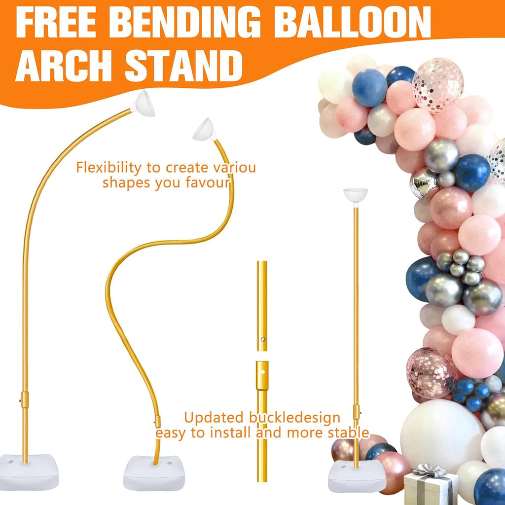 balloon arch kit for wedding decoration 9.2ft & shown in use