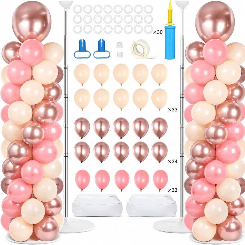 2 sets adjustable balloon column stand kit with, main product view