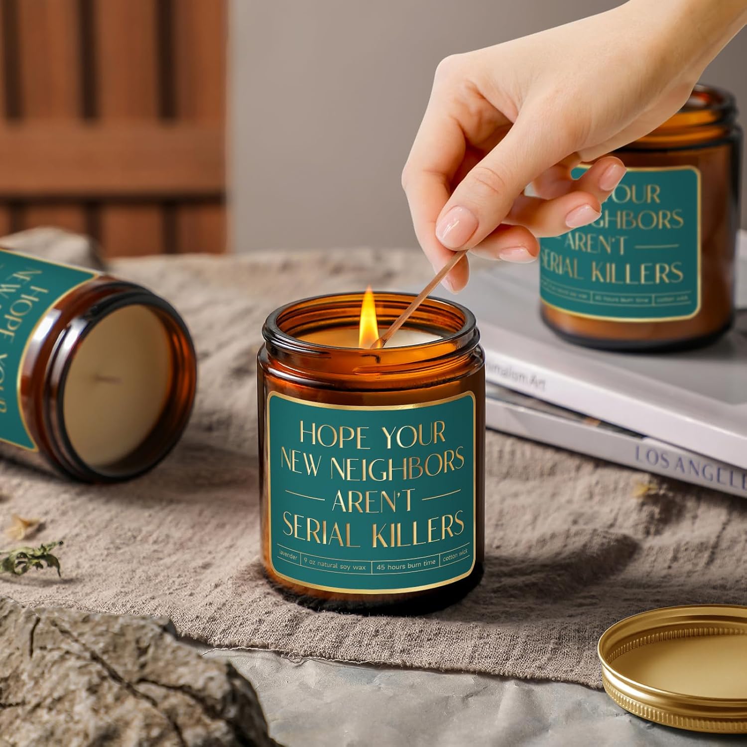 House Warming Gifts New Home,Housewarming Gift,House Warming Gifts for New House,New Home Gift for Homeowner,Funny Housewarming Candle for Neighbor,Couple,Friend,Sister,Women,Men