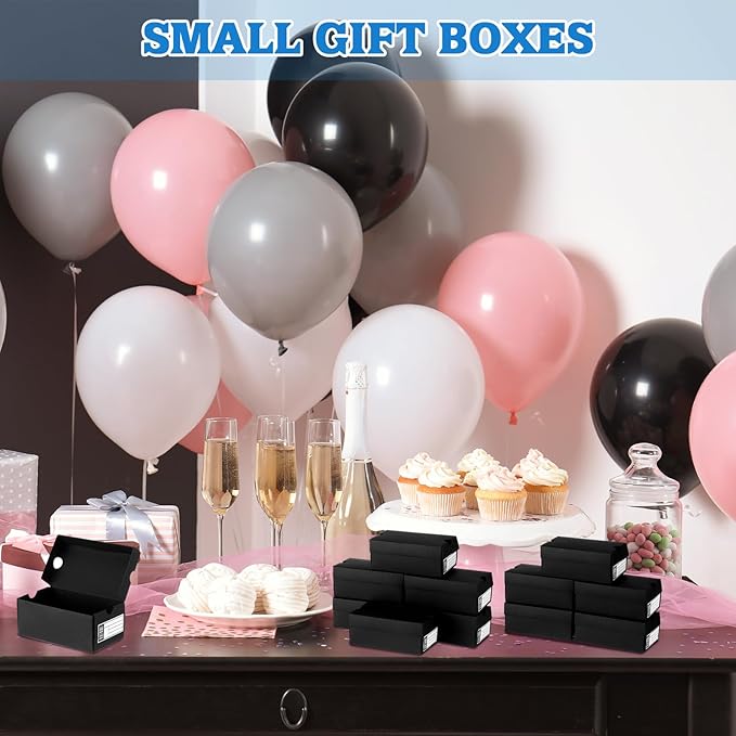 12 Sets Mini Sneaker Boxes for Party Favors Mini Shoe Gifts Boxes 4.7 x 2.5 x 2 Inch Sports Small Gift Case with Editable Label for Candies Cookies Snacks