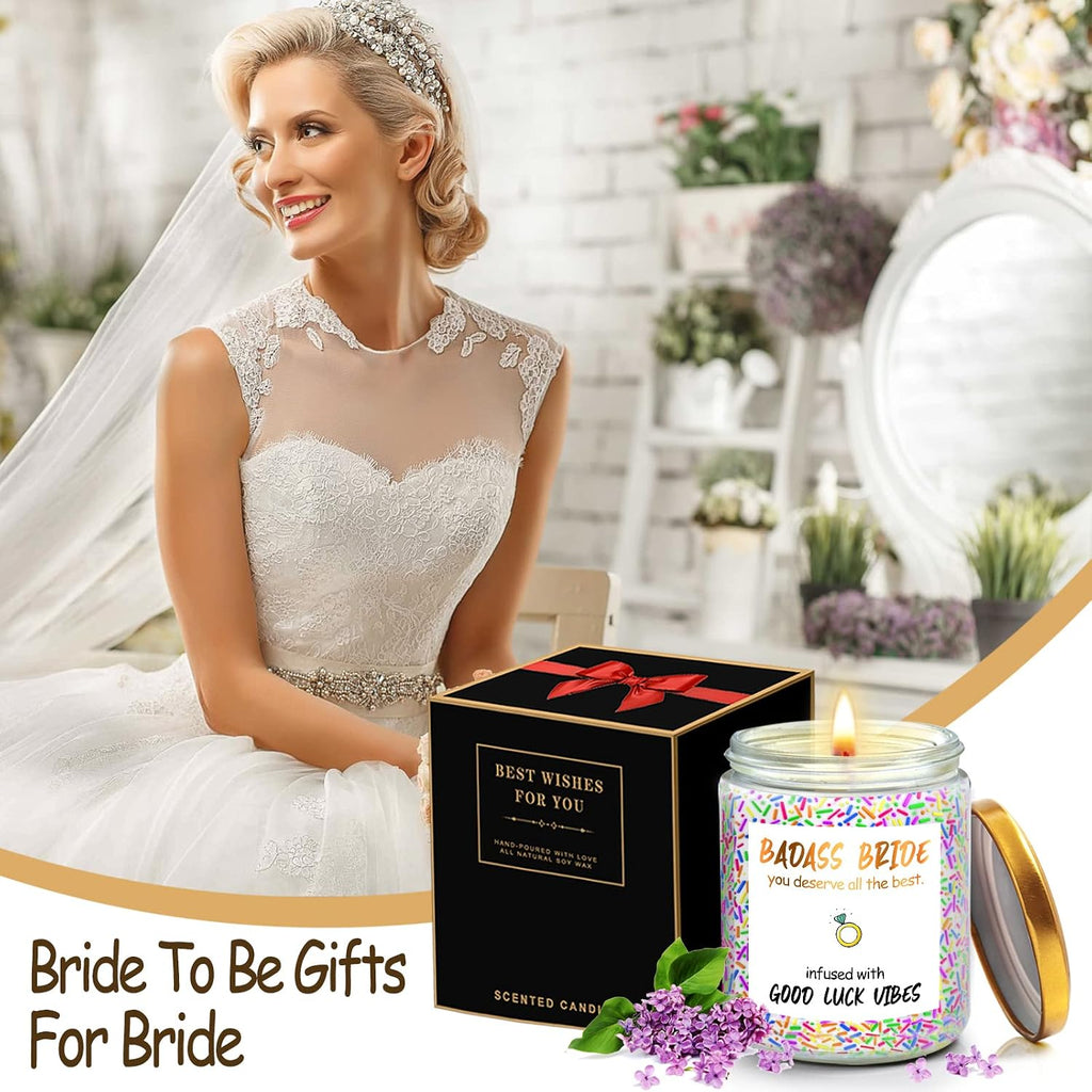 Bridal Shower Gifts for Bride to Be Gift for Best Friends, Sister Bachelorette Gifts for Bride Wedding Engagement Gift for Couples Scented Candles