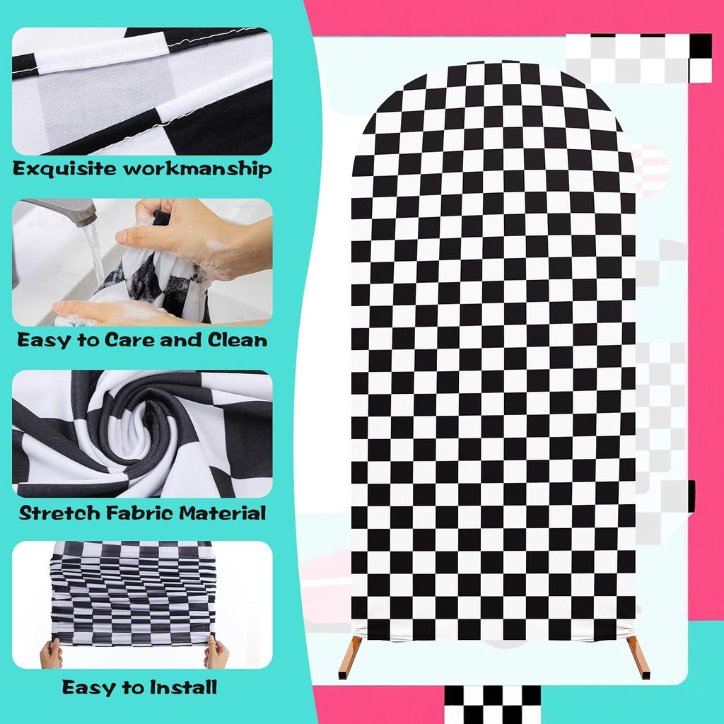 arch backdrop cover 118 balloons set, racing theme, close-up detail