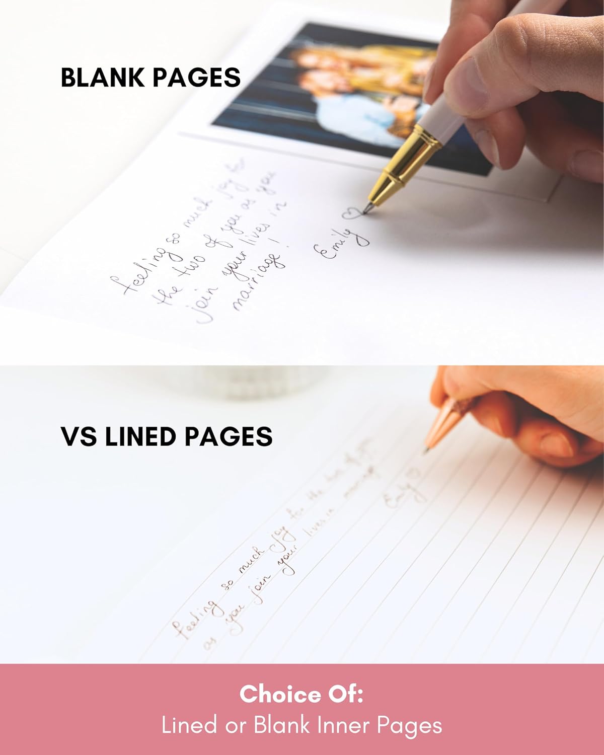 Lamare Wedding Guest Book Sign – Photo Guest Book for Wedding - Blank Page