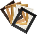 solid wood 12x16 canvas frame,0.9" deep floater frame,black, main product view
