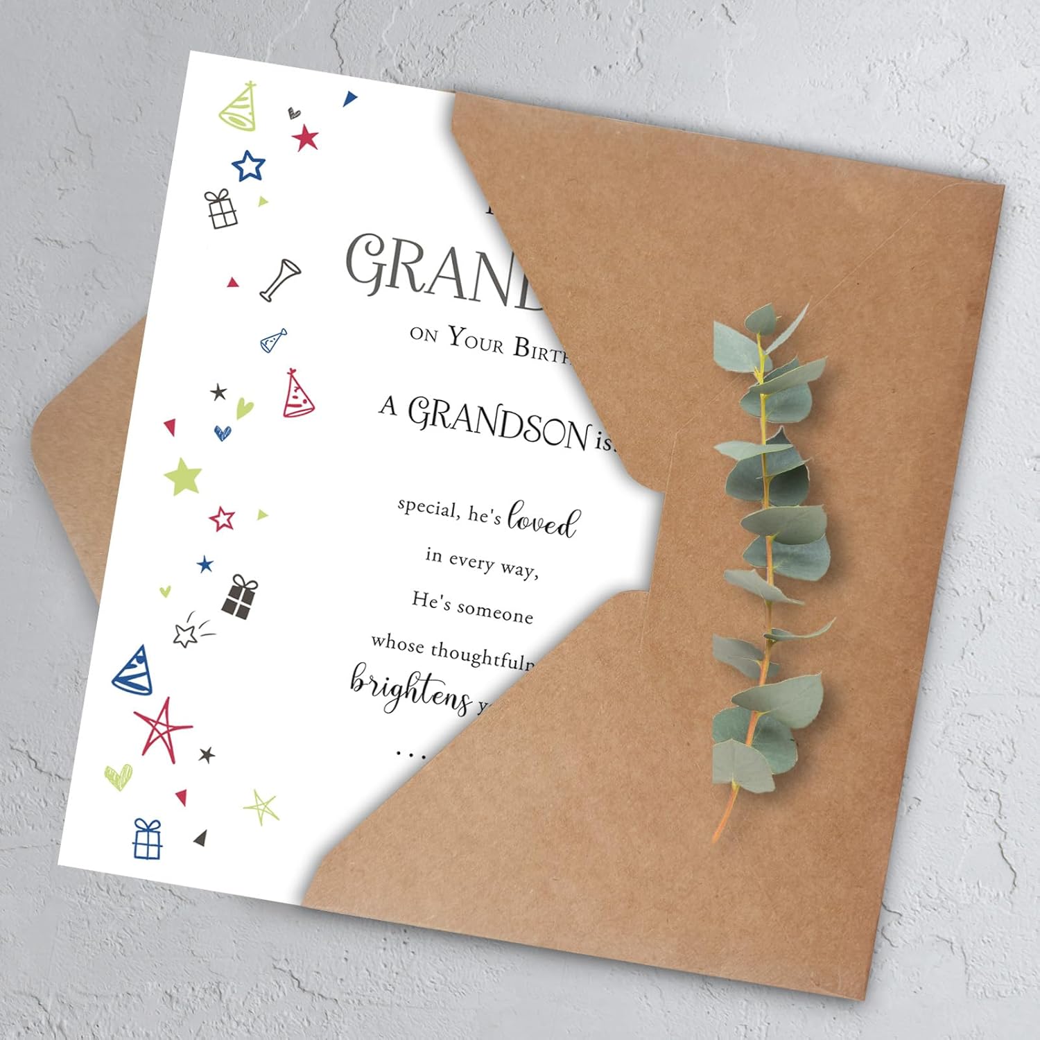 Grandson Birthday Card, Birthday Card Gitfs for Grandson