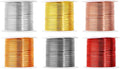 Mandala Crafts 13 Gauge Anodized Aluminum Craft Wire for Jewelry Making - 300 FT Colored Flexible Silver Copper Light Gold Gray Gold Red Wire - Bendable for Bonsai Armature Crafting Sculpting