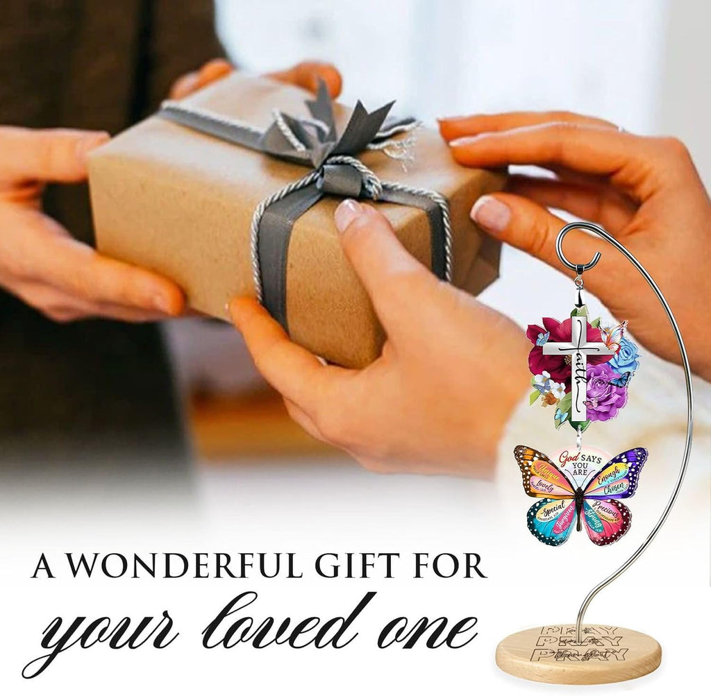 Christian Gifts for Women Birthday - Christmas Inspiration Religious Gifts for for Friends, Mom, Sister, Girl, Female Coworker, Christian - Christian Desk Decor - Religious Spiritual Gift