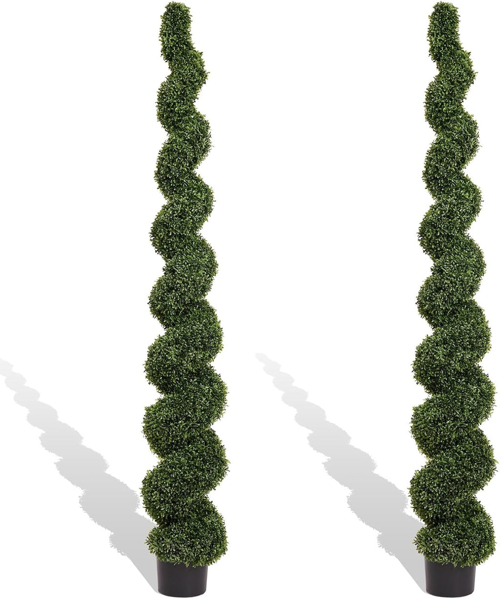 the bloom times 7ft large spiral topiary trees, main product view