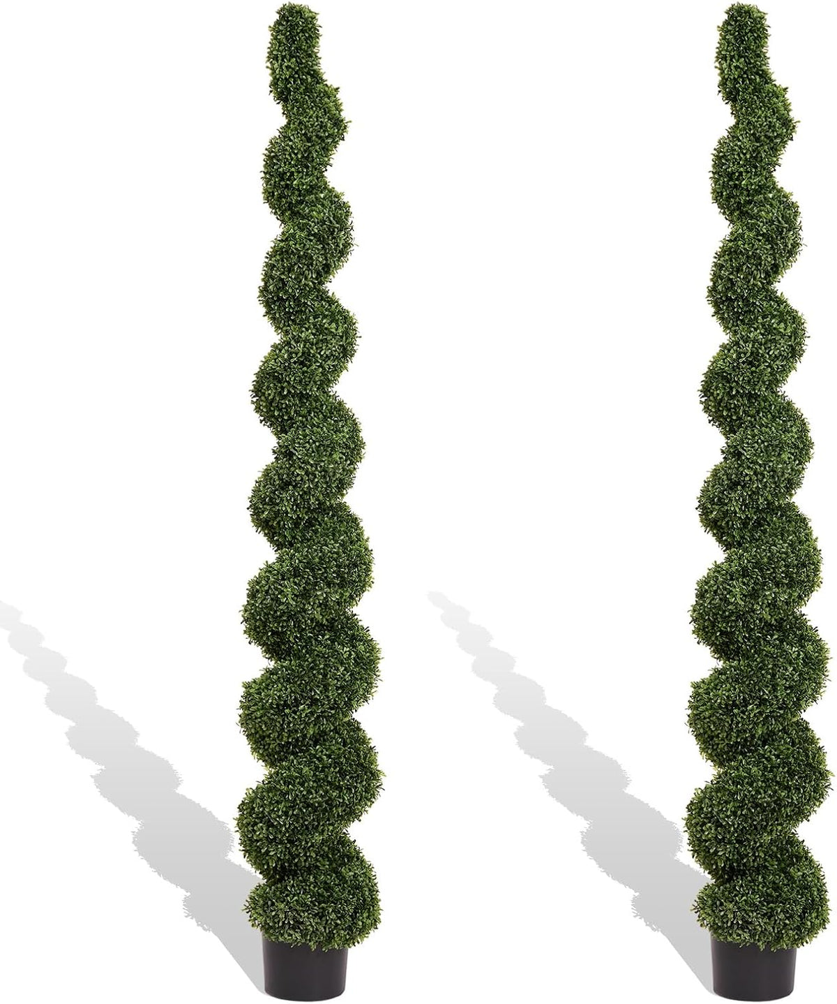 the bloom times 7ft large spiral topiary trees, main product view