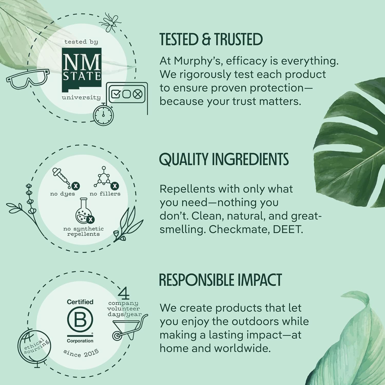 Murphy's Naturals Mosquito Repellent Candle Refills, 9 oz (Pack of 2) | Soy & beeswax blend with rosemary, peppermint, citronella & lemongrass essential oils; 30-hour burn time