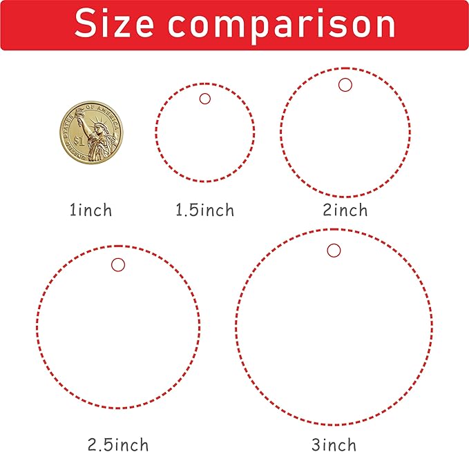 100/200/500 Pack Custom Round Tag Personalized Name Paper Tags Customize Any Logo Text Label Tags for Clothes Gift Jewelry Handmade Business Wedding Birthday Favors