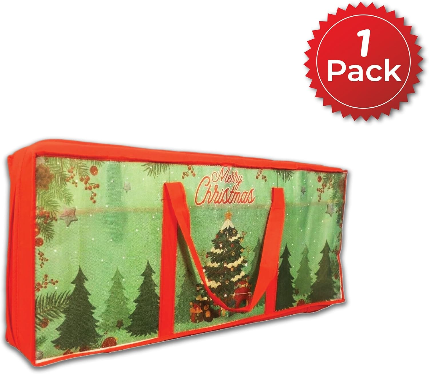 Christmas wrapping Paper Holder storage bag with internal pockets ideal for Gift Wrap Organiser for Bows Tags & Ribbon storage gift wrap package Christmas decoration bag (1)