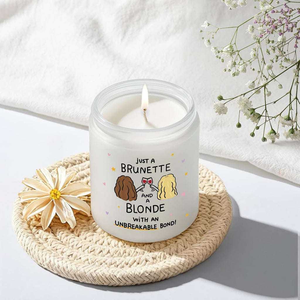 Lacrima Birthday Gifts for Women - Best Friend Friendship Birthday Gifts for Women Bestie BFF, Lavender Candle Gift