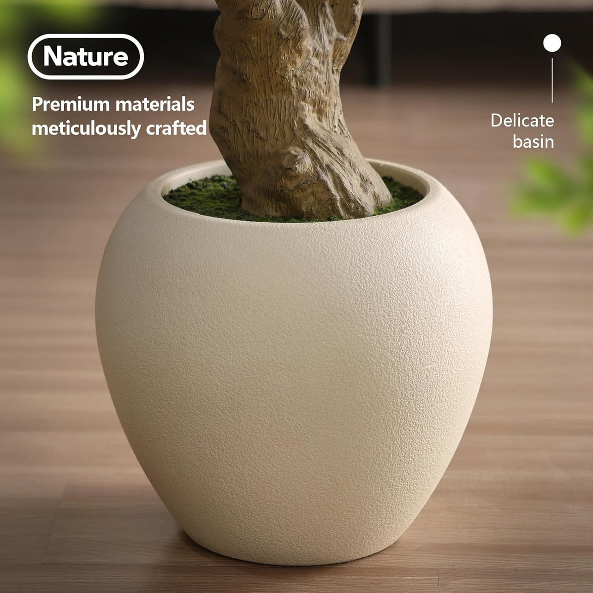 verinatural artificial olive tree 6ft faux plant home, side view