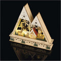emos wooden winter landscape, luminous christmas decoration with, main product view