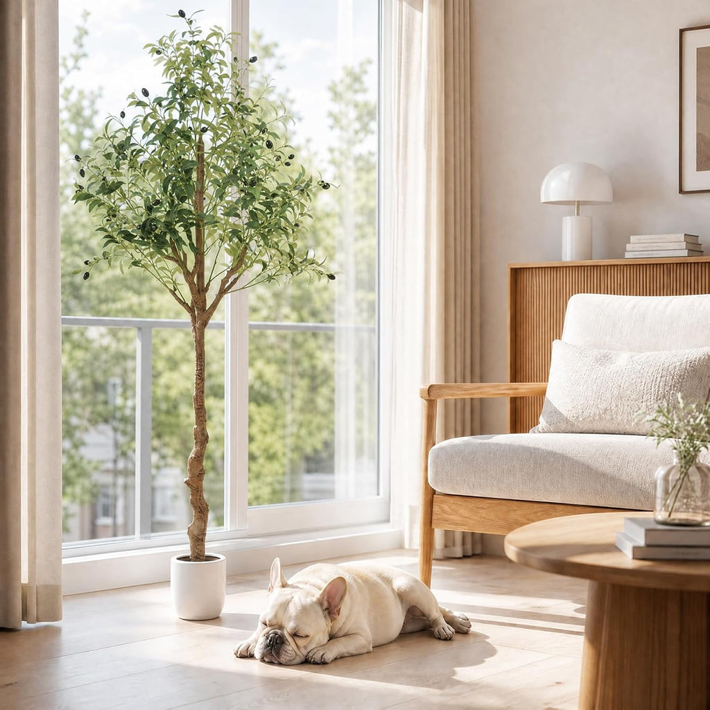 6ft artificial olive trees indoor large faux olive on a desk or shelf